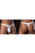 Sexy White Microfiber Thong for Men